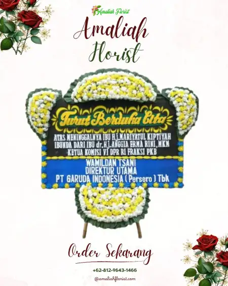 Papan Bunga Duka Aji Permai Talang Buah